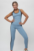 Купить Костюм для фитнеса женский голубого цвета 29002Gl, фото 8