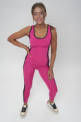 Купить Костюм для фитнеса женский розового цвета 29002R, фото 15