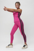 Купить Костюм для фитнеса женский розового цвета 29002R