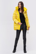 Купить Куртка зимняя TRENDS SPORT желтого цвета 22291J, фото 2