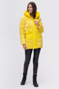 Купить Куртка зимняя TRENDS SPORT желтого цвета 22291J, фото 3