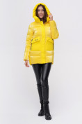 Купить Куртка зимняя TRENDS SPORT желтого цвета 22291J, фото 6