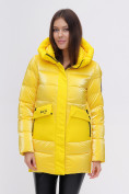 Купить Куртка зимняя TRENDS SPORT желтого цвета 22291J, фото 9
