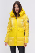 Купить Куртка зимняя TRENDS SPORT желтого цвета 22291J, фото 12