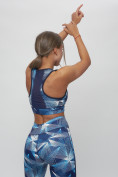 Купить Костюм для фитнеса женский синего цвета 2922S, фото 11