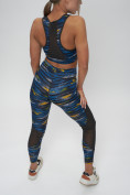 Купить Костюм для фитнеса женский темно-синего цвета 2922TS, фото 12
