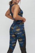 Купить Костюм для фитнеса женский темно-синего цвета 2922TS, фото 21