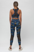 Купить Костюм для фитнеса женский темно-синего цвета 2922TS, фото 5
