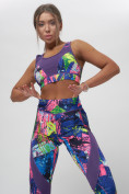 Купить Костюм для фитнеса женский разноцветные 2923Rz, фото 5