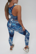 Купить Костюм для фитнеса женский синего цвета 2923S, фото 11