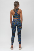 Купить Костюм для фитнеса женский темно-синего цвета 2923TS, фото 6