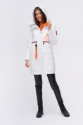 Купить Куртка удлиненная TRENDS SPORT белого цвета 22297Bl, фото 7