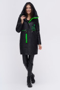 Купить Куртка удлиненная  TRENDS SPORT черного цвета 22297Ch, фото 8