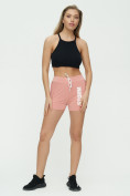 Купить Спортивные шорты женские розового цвета 3005R, фото 2