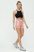 Купить Спортивные шорты женские розового цвета 3006R, фото 3