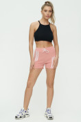 Купить Спортивные шорты женские розового цвета 3006R, фото 6