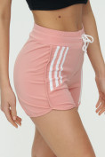 Купить Спортивные шорты женские розового цвета 3006R, фото 12