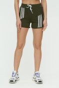 Купить Спортивные шорты женские хаки цвета 3006Kh
