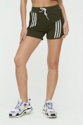 Купить Спортивные шорты женские хаки цвета 3006Kh, фото 6