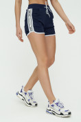 Купить Спортивные шорты женские темно-синего цвета 3008TS, фото 9