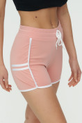 Купить Спортивные шорты женские розового цвета 3010R, фото 11