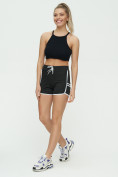 Купить Спортивные шорты женские черного цвета 3010Ch, фото 4