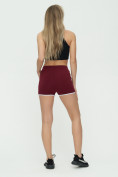 Купить Спортивные шорты женские бордового цвета 3019Bo, фото 5