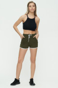 Купить Спортивные шорты женские хаки цвета 3019Kh, фото 3