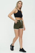 Купить Спортивные шорты женские хаки цвета 3019Kh, фото 4