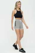 Купить Спортивные шорты женские серого цвета 3019Sr, фото 3