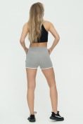 Купить Спортивные шорты женские серого цвета 3019Sr, фото 7