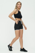 Купить Спортивные шорты женские черного цвета 3019Ch, фото 5