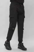Купить Брюки джоггеры спортивные с карманами мужские черного цвета 3073Ch, фото 8