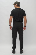Купить Брюки джоггеры спортивные с карманами мужские черного цвета 3075Ch, фото 6