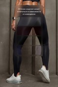Купить Легинсы со штрипками бифлекс женские черного цвета 307_1Ch, фото 4