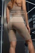 Купить Велосипедки бифлекс женские бежевого цвета 309_1B, фото 3