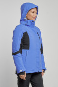 Купить Горнолыжная куртка женская зимняя фиолетового цвета 3105F, фото 2