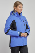 Купить Горнолыжная куртка женская зимняя фиолетового цвета 3105F, фото 4