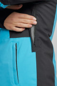 Купить Горнолыжная куртка женская зимняя голубого цвета 3105Gl, фото 5