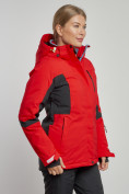 Купить Горнолыжная куртка женская зимняя красного цвета 3105Kr, фото 2