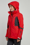 Купить Горнолыжная куртка женская зимняя красного цвета 3105Kr, фото 7