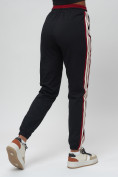 Купить Джоггеры спортивные трикотажные женские черного цвета 311Ch, фото 10