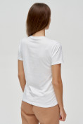 Купить Женские футболки с принтом белого цвета 3130Bl, фото 6