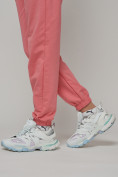 Купить Джоггеры спортивные женские большого размера розового цвета 316R, фото 19