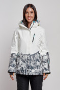 Купить Горнолыжная куртка женская зимняя белого цвета 31Bl