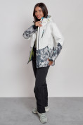 Купить Горнолыжная куртка женская зимняя белого цвета 31Bl, фото 8