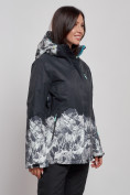 Купить Горнолыжная куртка женская зимняя черного цвета 31Ch, фото 2