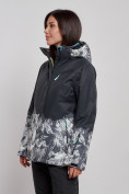 Купить Горнолыжная куртка женская зимняя черного цвета 31Ch, фото 3