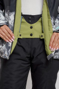 Купить Горнолыжная куртка женская зимняя черного цвета 31Ch, фото 7