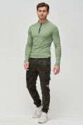 Купить Трикотажные брюки мужские хаки цвета 3201Kh, фото 2